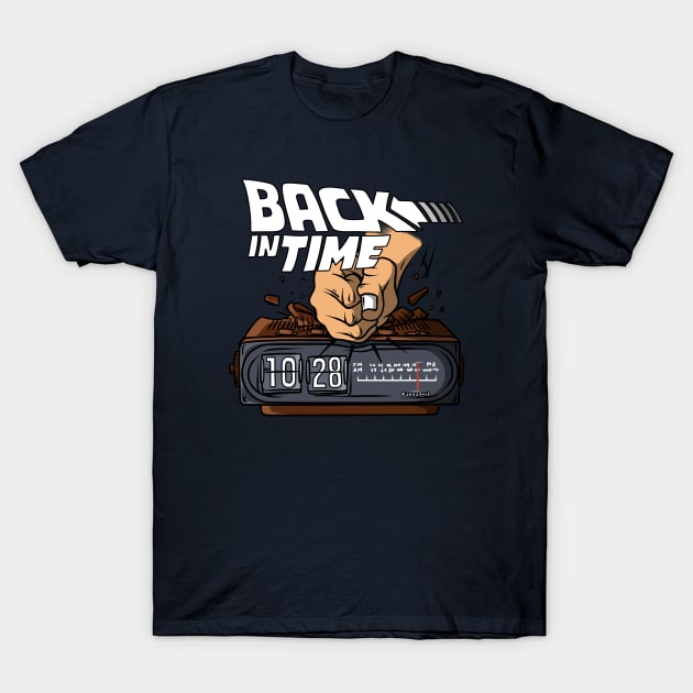 Back In Time T-Shirt by Brainfrz